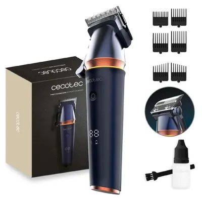 Zdjęcie produktu dla Maszynka do strzyżenia włosów Cecotec PrecisionCare Expert Ceramic z 6 nasadkami grzebieniowymi. Silnik bezszczotkowy, ostrza ceramiczne.
