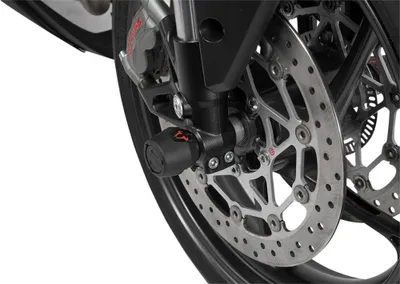 Produktbild von Sw-motech Suzuki Gsx-s 1000/f Vorderradachsschutz Schwarz  Schwarz One Size