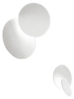 Imagen del producto de Lámpara de techo LED "Drum" de metal en color blanco mate, 43W, marca Perenz