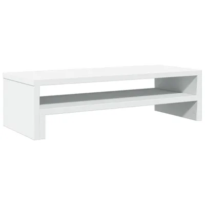 Produktbild von vidaXL Monitorständer Weiß 54x22x15 cm Holzwerkstoff