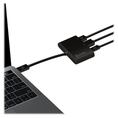 Produktbild von ALOGIC MP-UCHDCH, USB Typ-C, HDMI, USB 3.2 Gen 1 (3.1 Gen 1), Schwarz, 20 V, 3 A