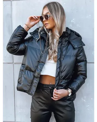 Productafbeelding van Damesjas, model DSTREET COLLAR, kleur zwart, maat M