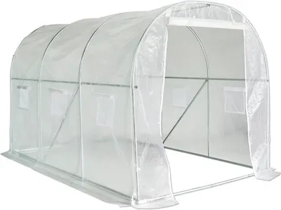 Produktbild von Foliengewächshaus Floraworld 200 x 300 cm weiß
