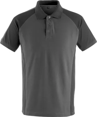 Produktbild von Mascot UNIQUE Poloshirt Bottrop Gr. 4XL dunkelanthrazit/schwarz