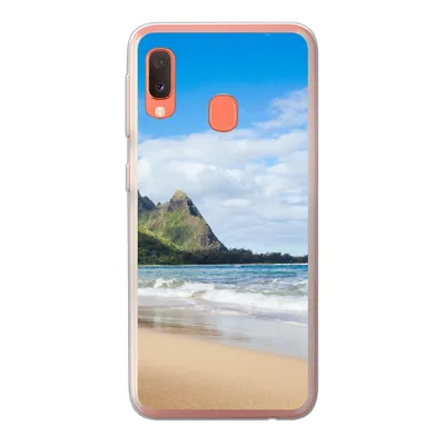 Produktbild von MuchoWow® Handyhülle Schutzhülle Hülle für Samsung Galaxy A20e Strand - Tropisch - Hawaii Silikon Softcase Handy Hülle - Abdeckung