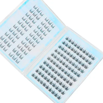 Image de Extension de cils, ensemble de 240 pièces, faux cils auto-adhésifs, 20 rangées, longueur de 10 à 14 mm