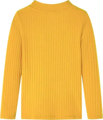 Produktbild von vidaXL Kinder-Langarmshirt Rippstrick Dunkelocker 92