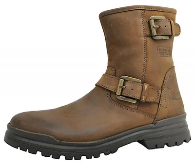 Image de Camel Active : Bottes marron pour hommes, doublure chaude, style décontracté