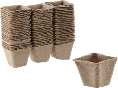 Zdjęcie produktu dla Tg67328 Doniczki Torfowe Rozsadowe 5,5Cm Biodegradowalne Rozsady Sadzonki 72Szt