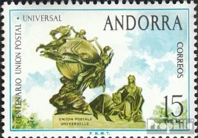 Produktbild von Briefmarken Andorra - Spanische Post 1974 Mi 92 (kompl.Ausg.) postfrisch UPU