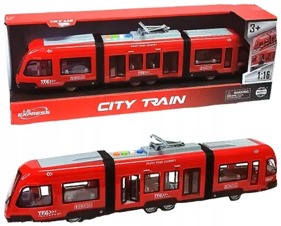 Obrázek produktu pro Dromader, hračkový tramvaj, 45 cm, se světlem a zvukem