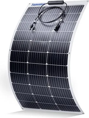 Produktbild von Solarpanel 12V Monokristalline Flexible Solarmodul 100 Watt 12 Volt für 12V Batterien Wohnwagen Wohnmobil Boot Yacht Marine 100W Flexibel