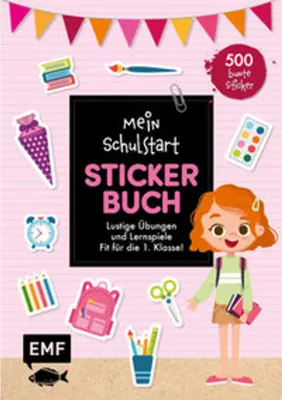 Produktbild von Mein Schulstart Stickerbuch (rosa)