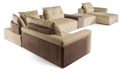 Produktbild von Wohnzimmer Ecksofa U-Form Couch Sitz Polster Garnitur Modern Sofa Neu