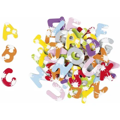 Produktbild von JANOD Holzmagnete - Alphabet 52 Stück