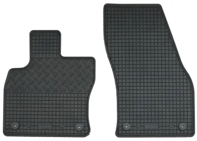 Gummifußmatten Set 2-teilig für VW Caddy V (2020-), schwarz