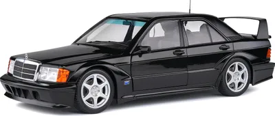 Produktbild von Solido Modellauto Maßstab 1:18 Mercedes Benz 190E Evo 2, 1990 schwarz S1801001