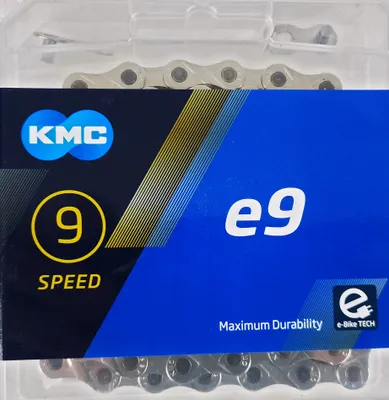 Produktbild von KMC e9 E-Bike Kette 9 fach Glieder 122 Links 1/2 x 128 ebike Chain 9 Speed