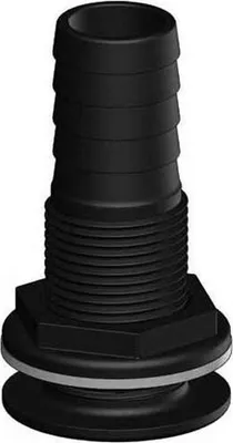 Produktbild von Trudesign 1 1/2 Zoll Bsp-genutete Gewindedurchführung Schwarz 38 mm Schwarz 38 mm