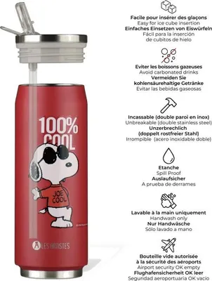 Image de Canette Iso 500ml Cool Snoopy - Les Artistes