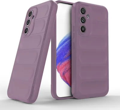 Produktbild von Handy Hülle für Samsung Galaxy A54 5G Grip Case Cover Schutzhülle Softgrip Farbe: Violett