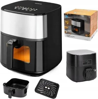 Zdjęcie produktu dla Frytkownica beztłuszczowa Aigostar Ava Pro 2000W AIR Fryer 8L czarna