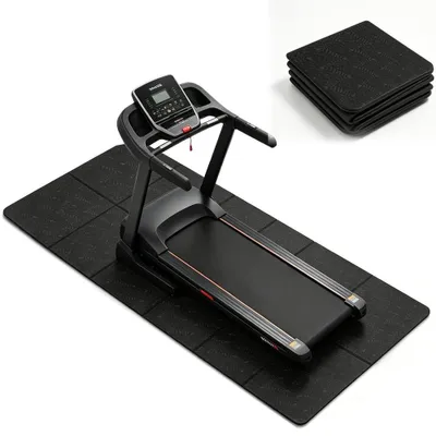 Zdjęcie produktu dla Składana mata podłogowa do ochrony sprzętu fitness, 183 x 61 cm