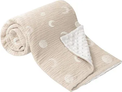 Produktbild von Famanu Babydecke aus Baumwolle - Mousseline Schlafdecke 70 x 100 cm