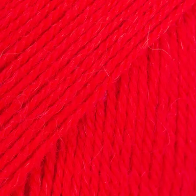 Zdjęcie produktu dla Włóczka Drops Flora 33 / głęboka czerwień / uni colour