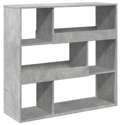 Zdjęcie produktu dla Półka na książki/przegroda do pokoju betonowa szara 100x33x94,5 cm