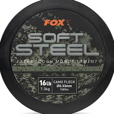 Obrázok produktu pre Fox Vlasec Soft Steel Fleck Camo Mono 1000 m 16lb (7.3kg) 0.33mm x 1000m