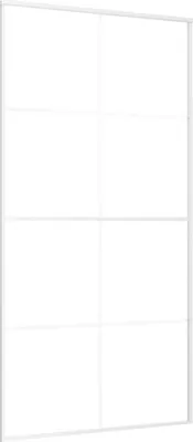 Obrázok produktu pre vidaXL Posuvné dvere ESG sklo a hliník matné 102,5x205 cm biela