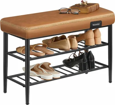 Obrázek produktu pro Lavice Se Švy 30 X 80 X 50 Cm Moderní 135 Kg Nosnost 135 Kg Koženka Se Švy