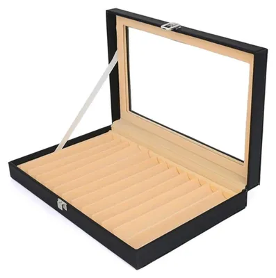Produktbild von Holzstiftehalter mit mehreren Fächern