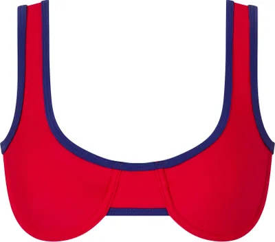 Produktbild von Moda Minx Bikini-Oberteil im Kontrast-Design Red L