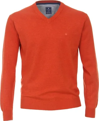 Produktbild von REDMOND V-Neck-Pullover Blutorange S