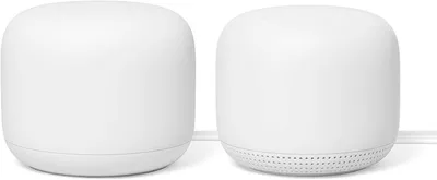 Zdjęcie produktu dla Google Nest Wifi, Wi-Fi 5 (802.11ac), Dual-band (2.4 GHz/5 GHz), Biały, Router biurkowy
