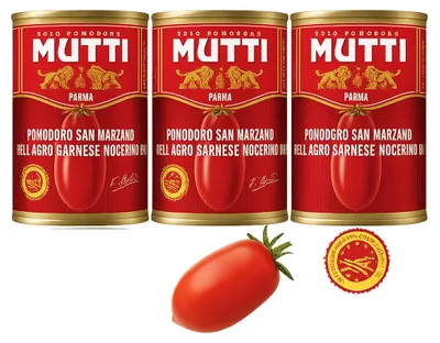 Produktbild von San Marzano-Tomaten 400g x3 - Mutti