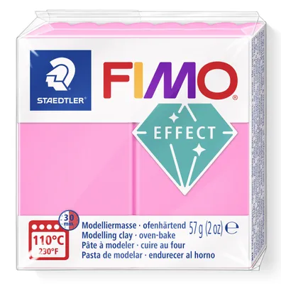 Produktbild von STAEDTLER FIMO effect 8010 Neon ofenhärtende Modelliermasse Einzelprodukt, 57g, neon pink