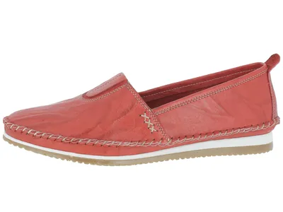 Produktbild von Andrea Conti Damen Slipper Mokassins Leder 1887801, Größe:39 EU, Farbe:Rot