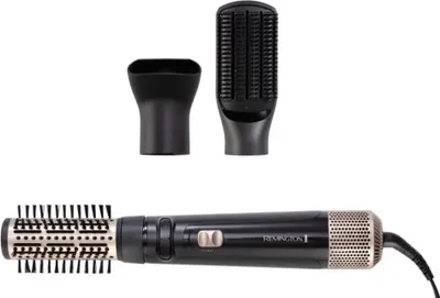 Zdjęcie produktu dla REMINGTON Szczotka z gorącym powietrzem 1000 W 2 temp./3 nasadki. Ceramiczna. Jonowa sw-go