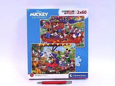 Zdjęcie produktu dla Cle Puzzle 2X60 Superkolor Mickey& Friends 21620