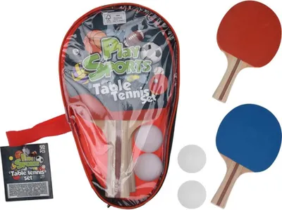 Produktbild von Tischtennis-Set mit 2 Schlägern und 2 Bällen