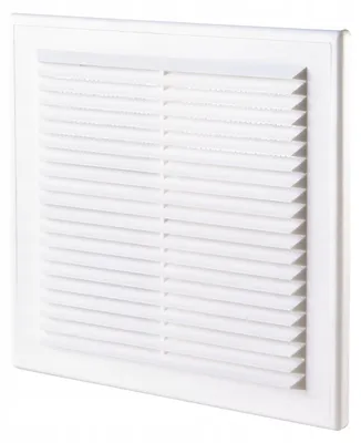 Image de Dalap Grille de ventilation PVC 204x204 mm blanche