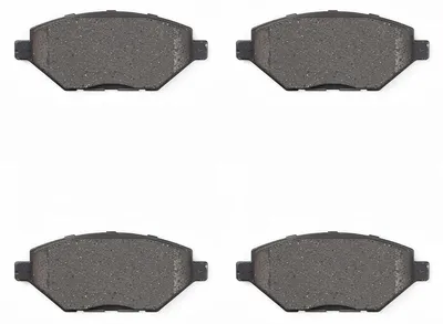 Produktbild von Bremsbelagsatz Scheiben mit Verschleißwarnung 18 mm HELLA für OPEL KARL