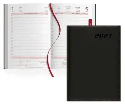 Immagine prodotto di Calendario 2025, formato A5, copertina nera - Sapt