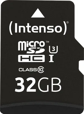 Produktbild von Intenso 32 GB mircoSDHC UHS-I Professional inkl. SD-Adapter