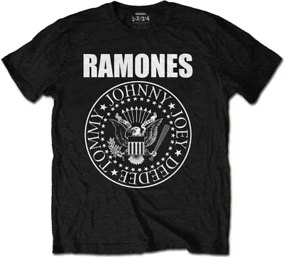 Produktbild von Ramones Shirt Presidental Seal L schwarz weiß