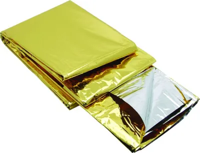 Produktbild von Rettungsdecke 2 Seiten (Silber / Gold)