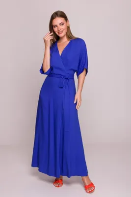 Produktbild von Stylove Maxikleid für Frauen Annita S406 himmelblau XXL